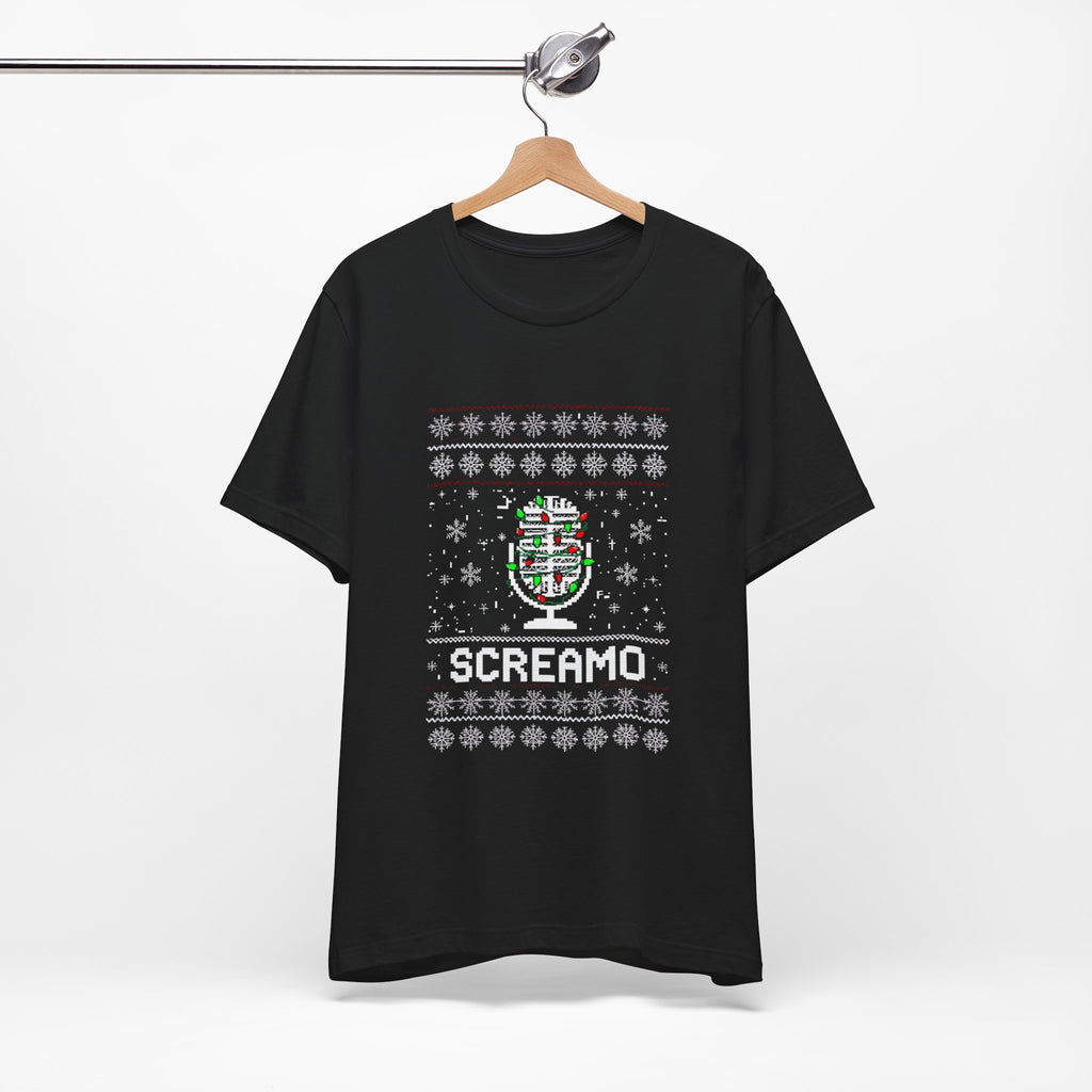 Screamo Christmas Shirt graphic t-shirt by Warped Soul Apparel