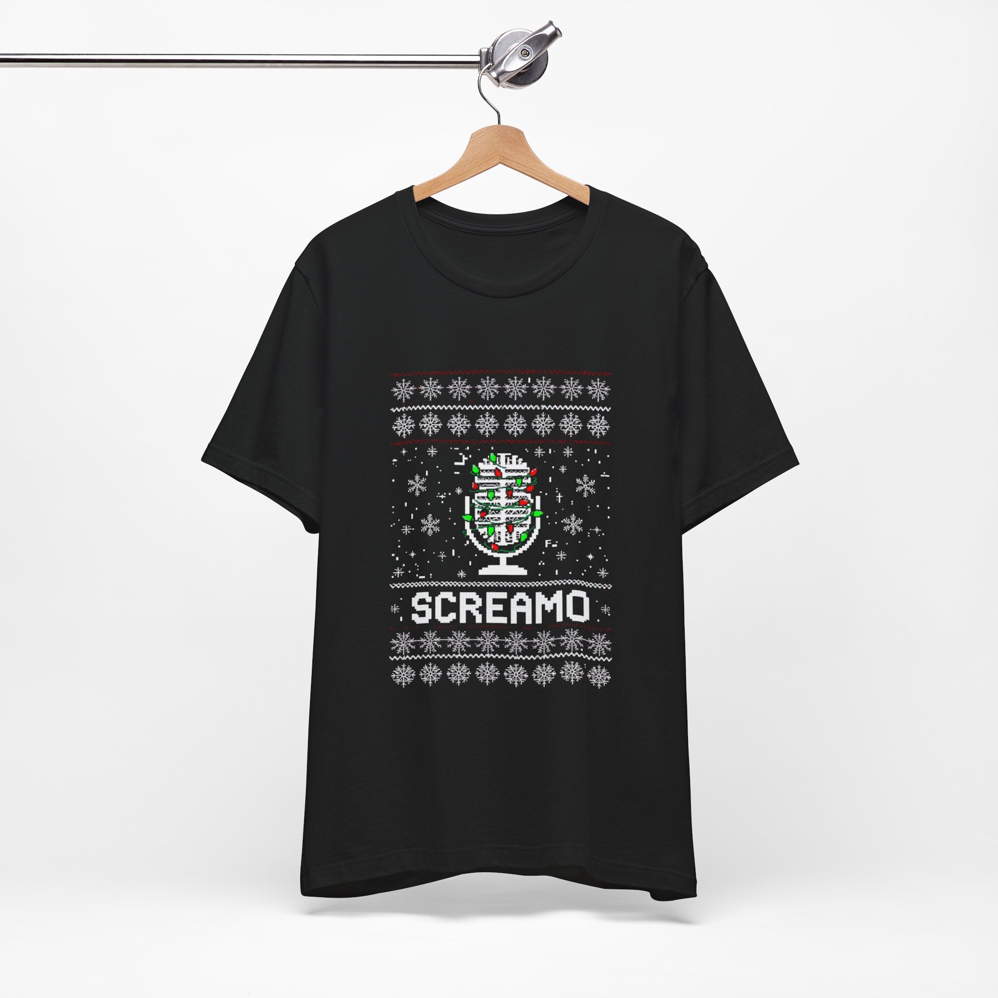 Screamo Christmas Shirt graphic t-shirt by Warped Soul Apparel