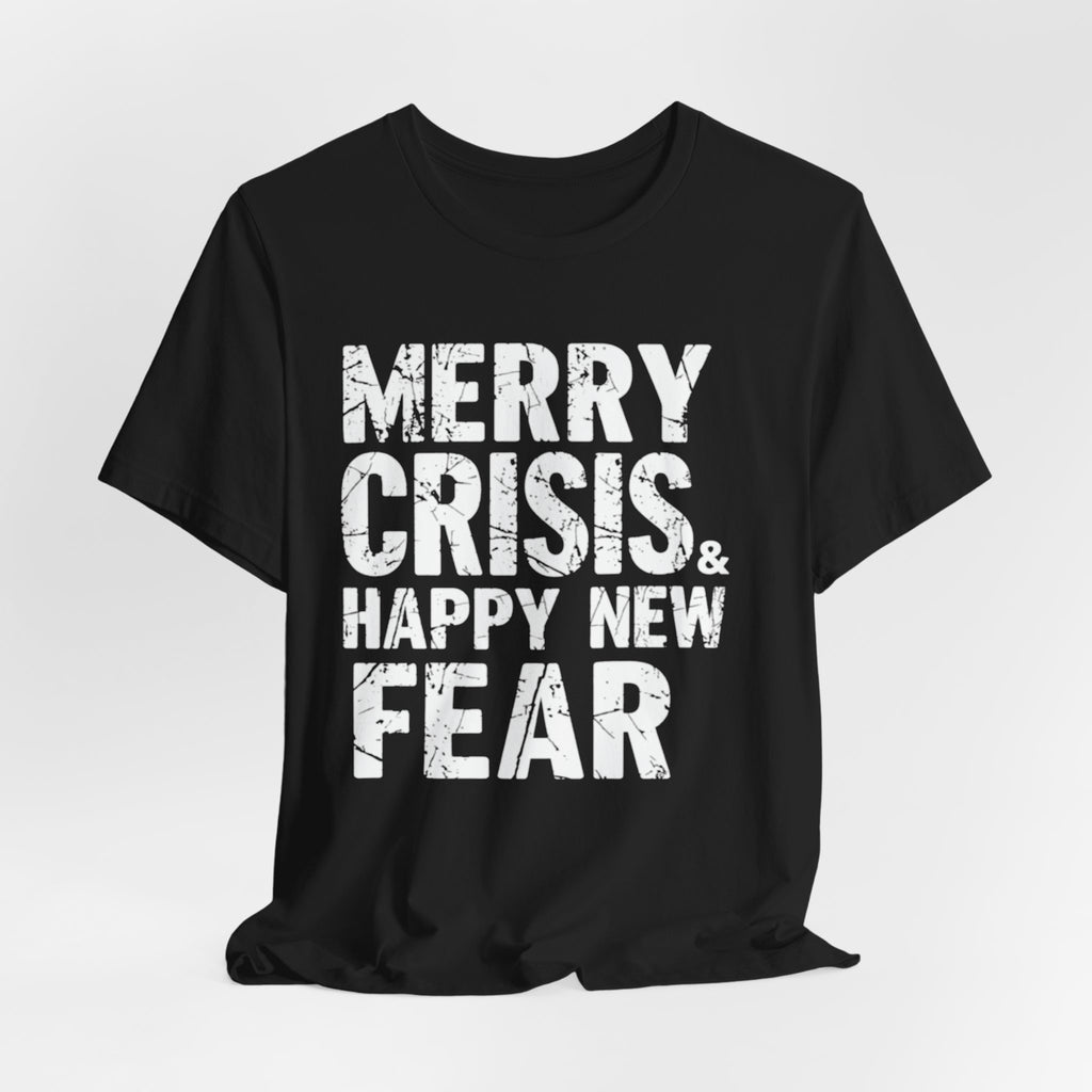 Merry Crisis: Urban Grunge Typography, Holiday Rebellion Design