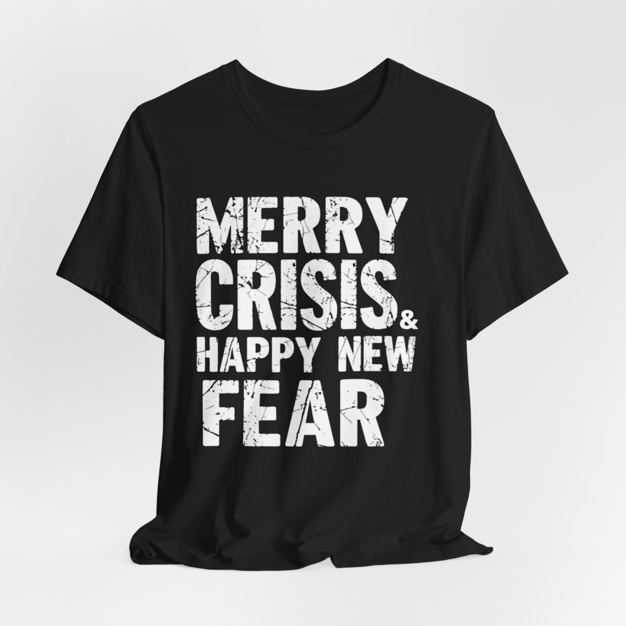 Merry Crisis: Urban Grunge Typography, Holiday Rebellion Design