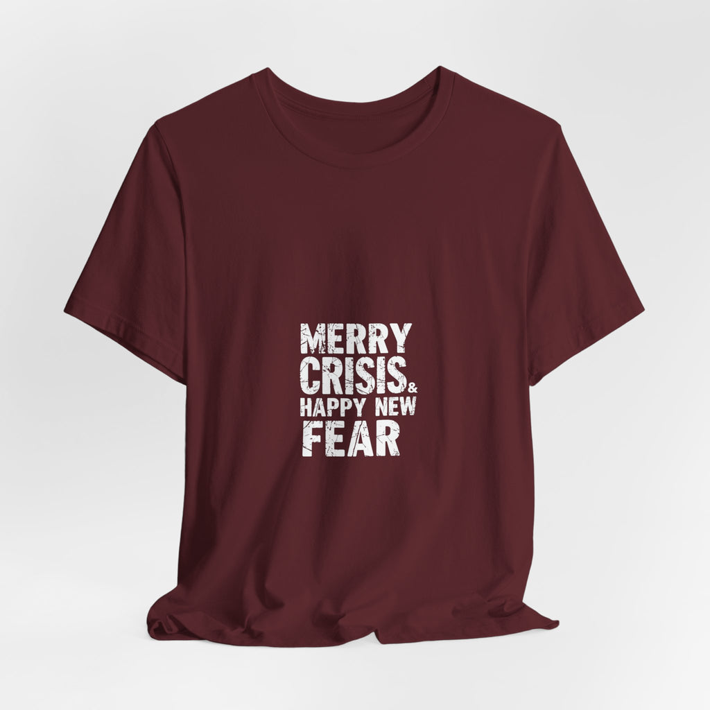 Merry Crisis: Urban Grunge Typography, Holiday Rebellion Design