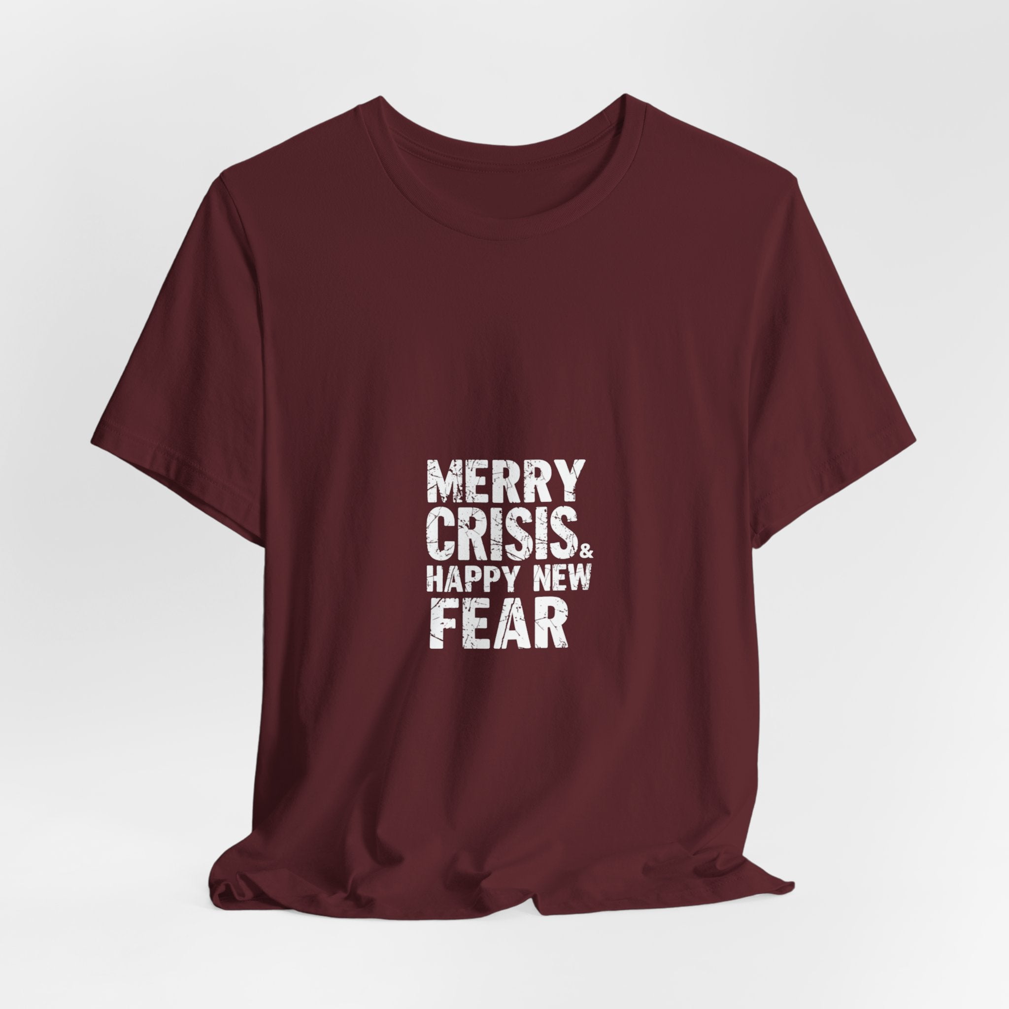 Merry Crisis: Urban Grunge Typography, Holiday Rebellion Design