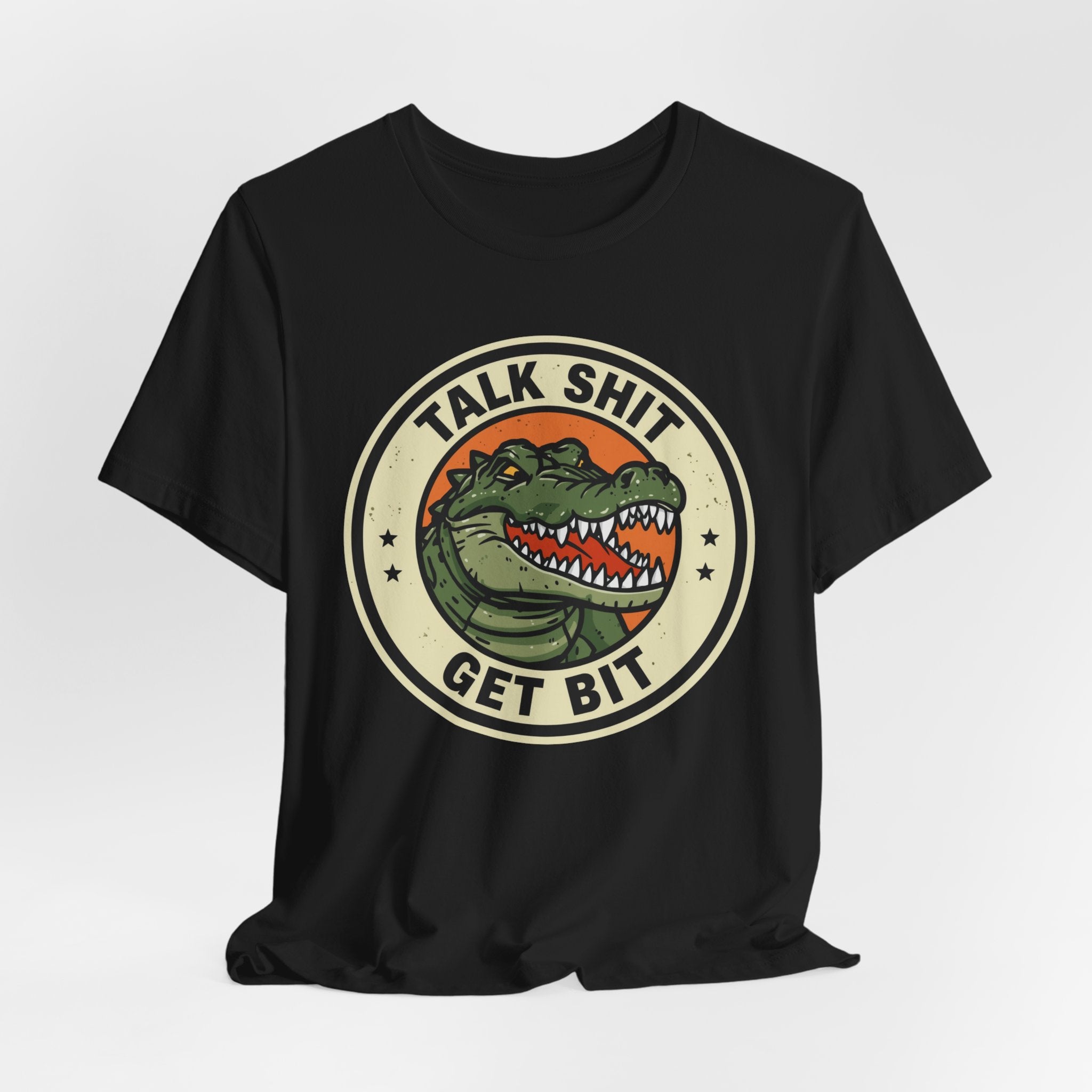Talk Shit Get Bit Alligator Tee