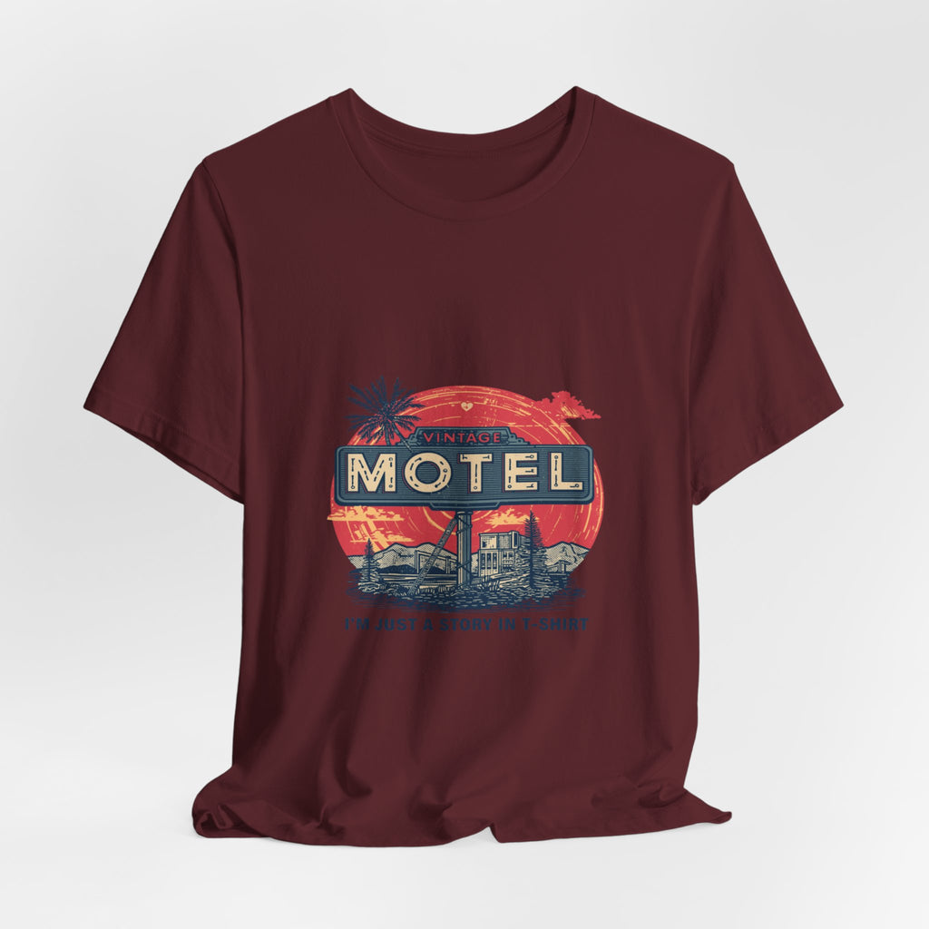 Vintage Motel Memories: Roadside Americana Graphic, Mid-Century Retro Design