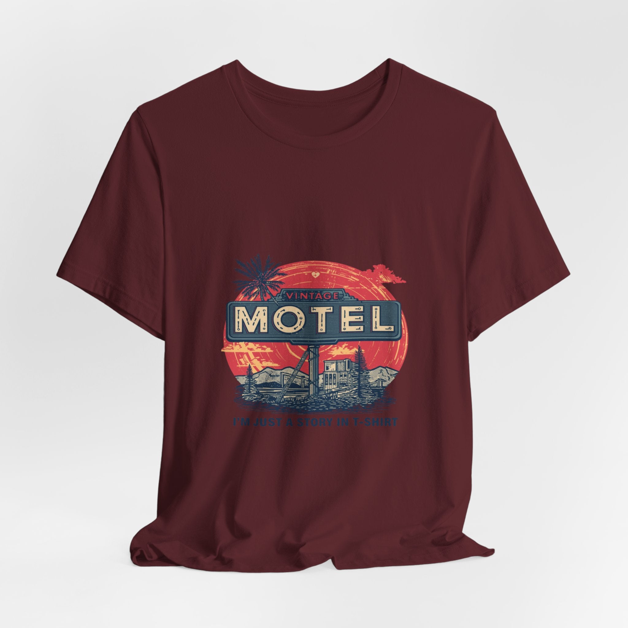Vintage Motel Memories: Roadside Americana Graphic, Mid-Century Retro Design