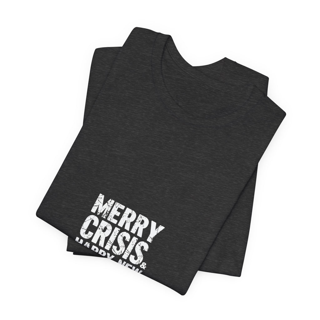 Merry Crisis: Urban Grunge Typography, Holiday Rebellion Design