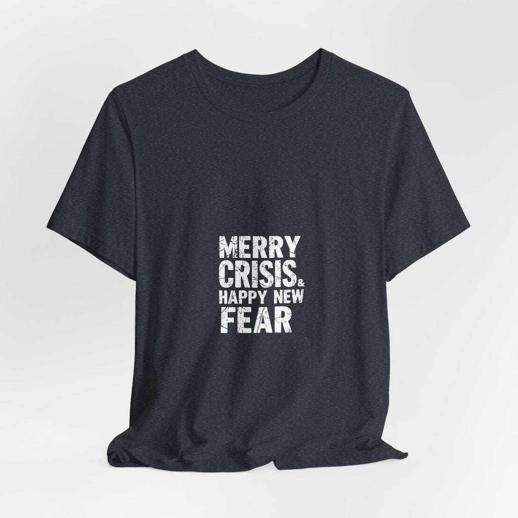 Merry Crisis: Urban Grunge Typography, Holiday Rebellion Design