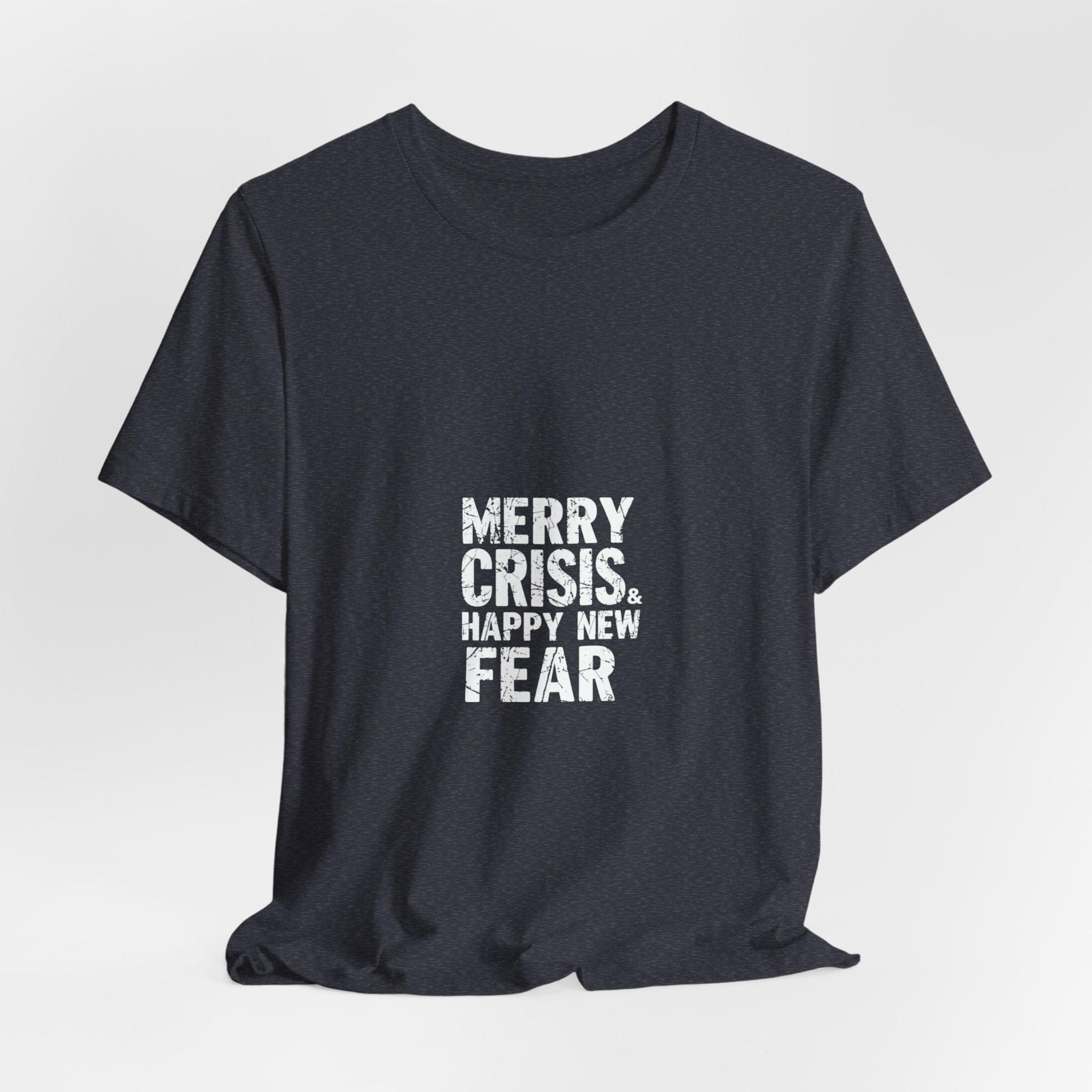 Merry Crisis: Urban Grunge Typography, Holiday Rebellion Design
