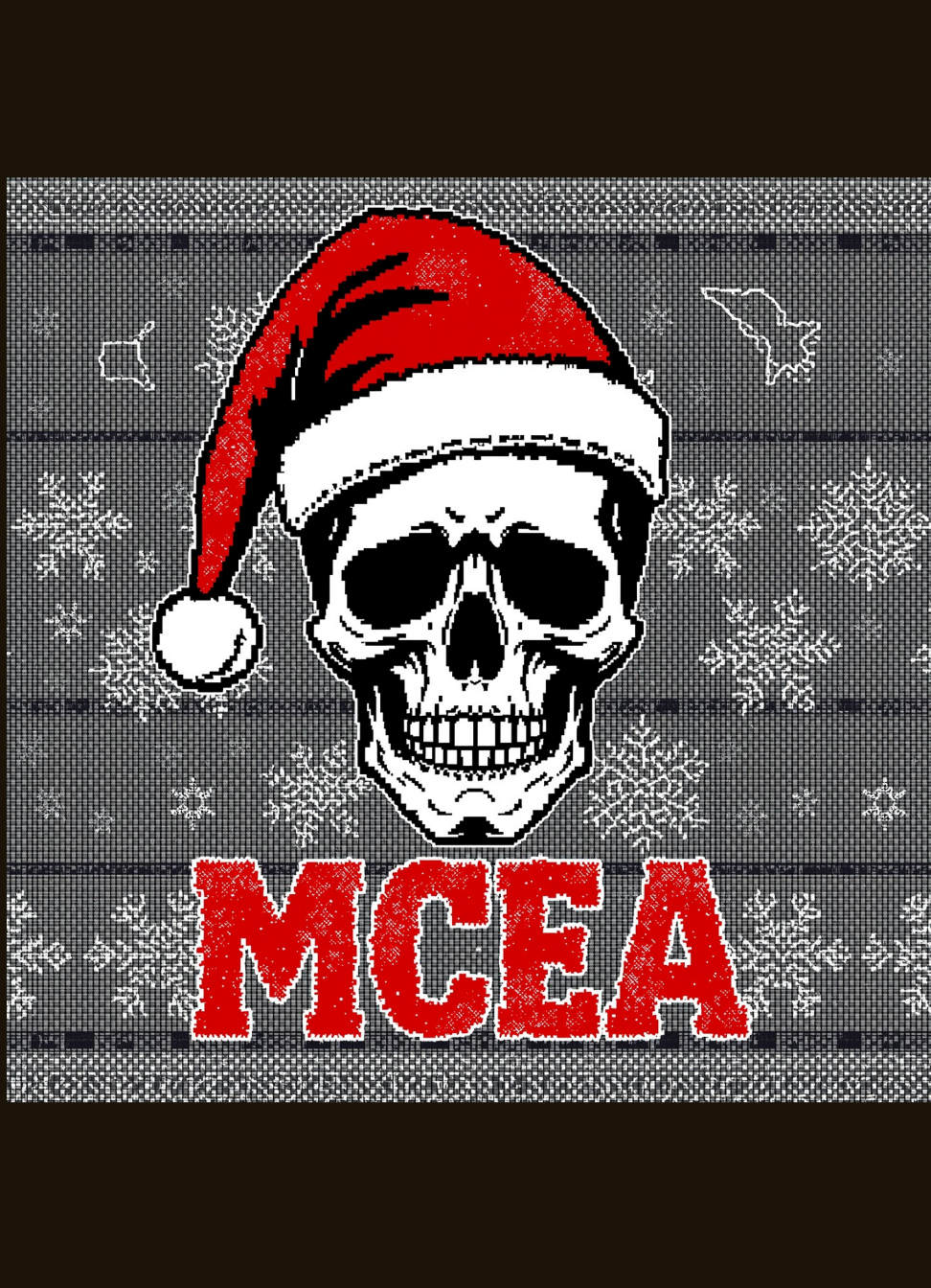 Make Christmas Emo Again Pixel Sweater Shirt graphic t-shirt by Warped Soul Apparel