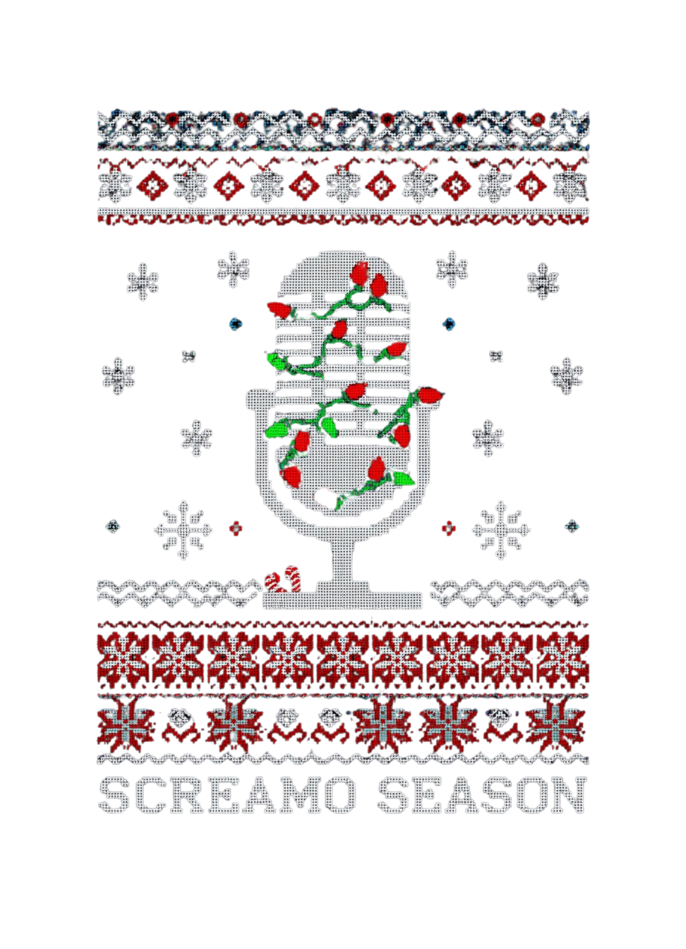 Screamo Season Christmas Shirt graphic t-shirt by Warped Soul Apparel