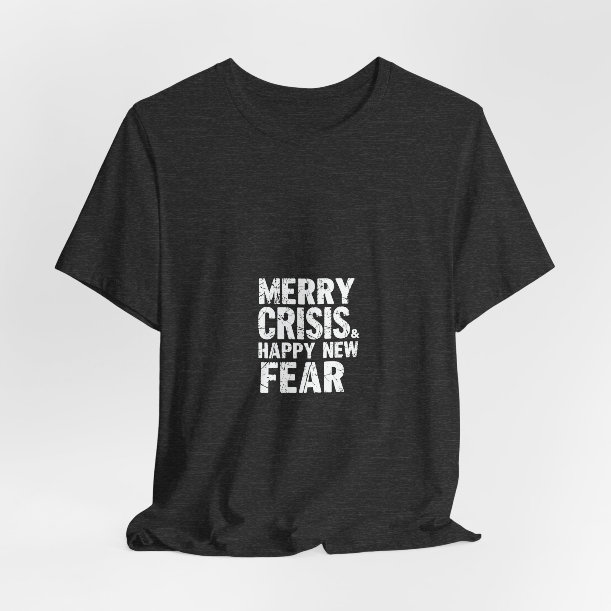 Merry Crisis: Urban Grunge Typography, Holiday Rebellion Design