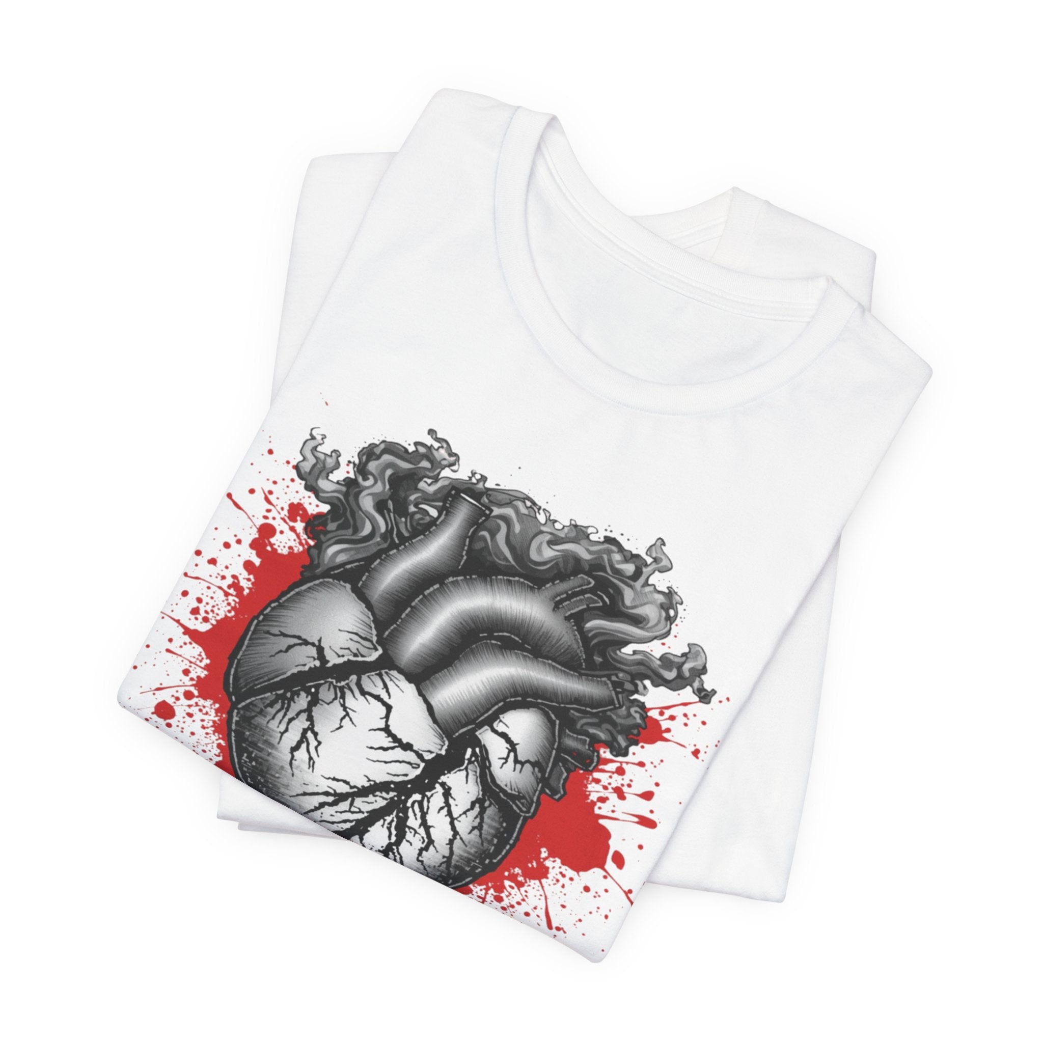 Cardiac Subterfuge: Anatomical Heart Illustration, Emotional Vulnerability Graphic