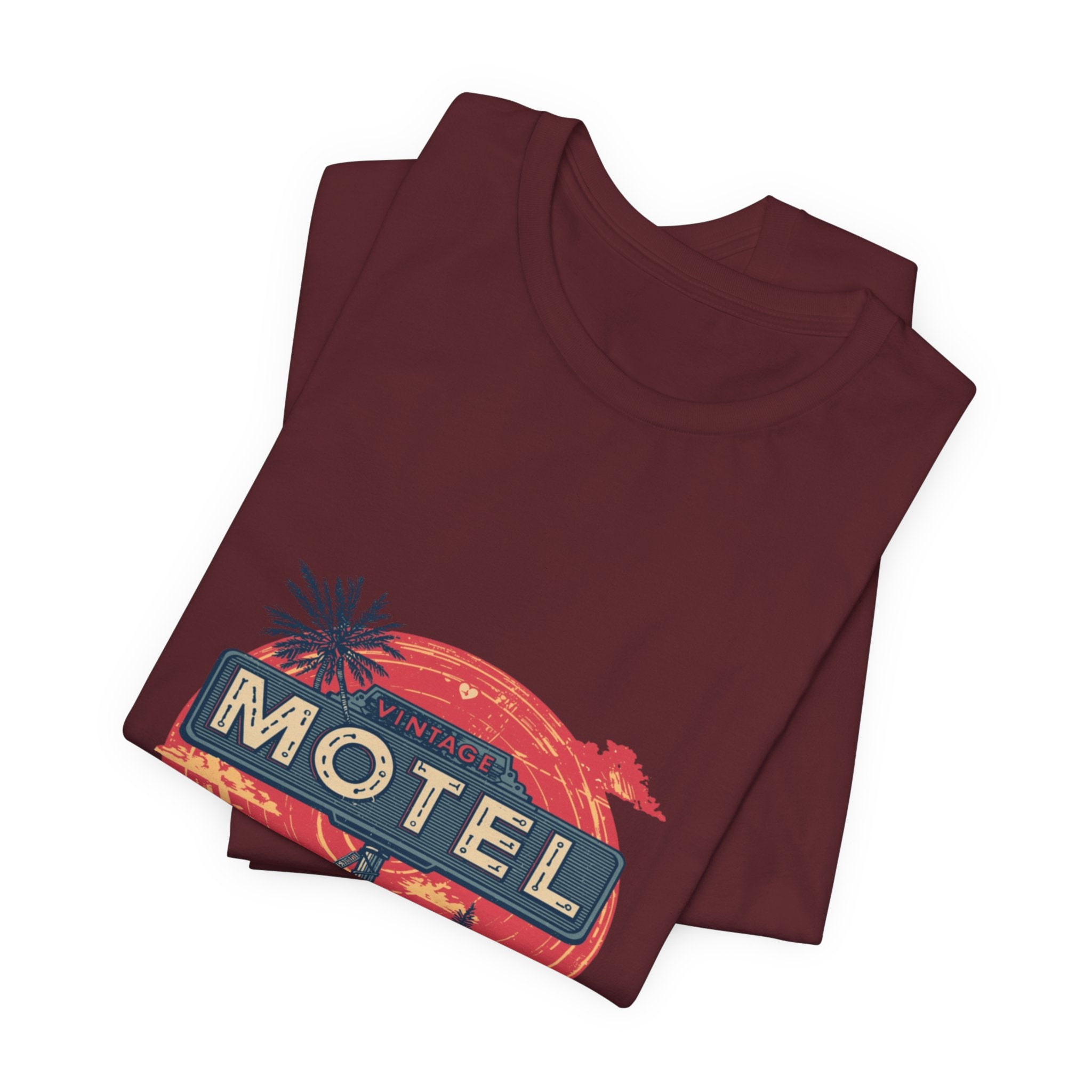 Vintage Motel Memories: Roadside Americana Graphic, Mid-Century Retro Design