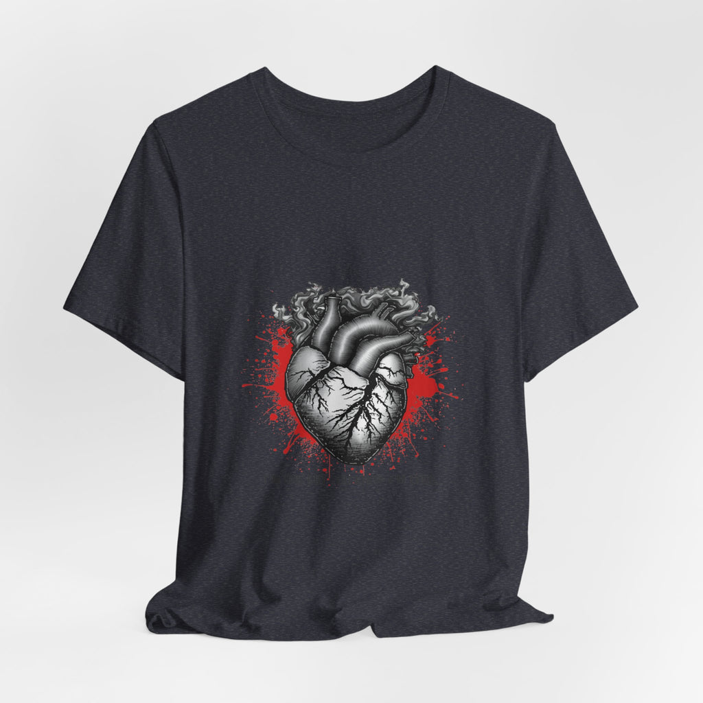 Cardiac Subterfuge: Anatomical Heart Illustration, Emotional Vulnerability Graphic