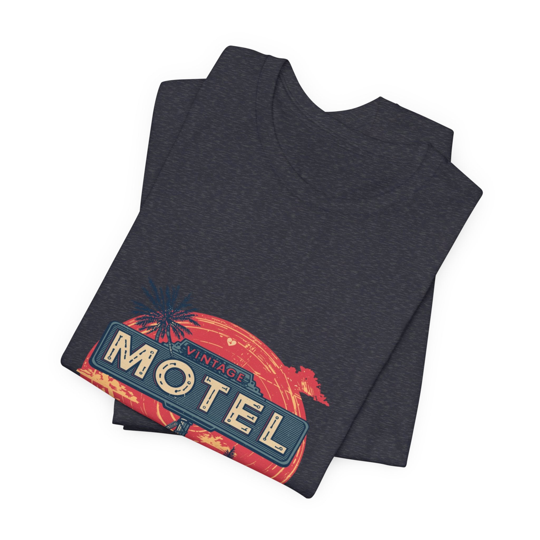 Vintage Motel Memories: Roadside Americana Graphic, Mid-Century Retro Design