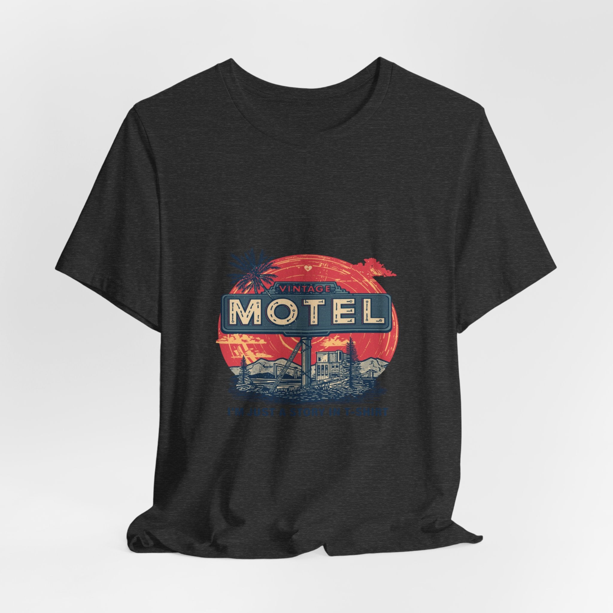 Vintage Motel Memories: Roadside Americana Graphic, Mid-Century Retro Design