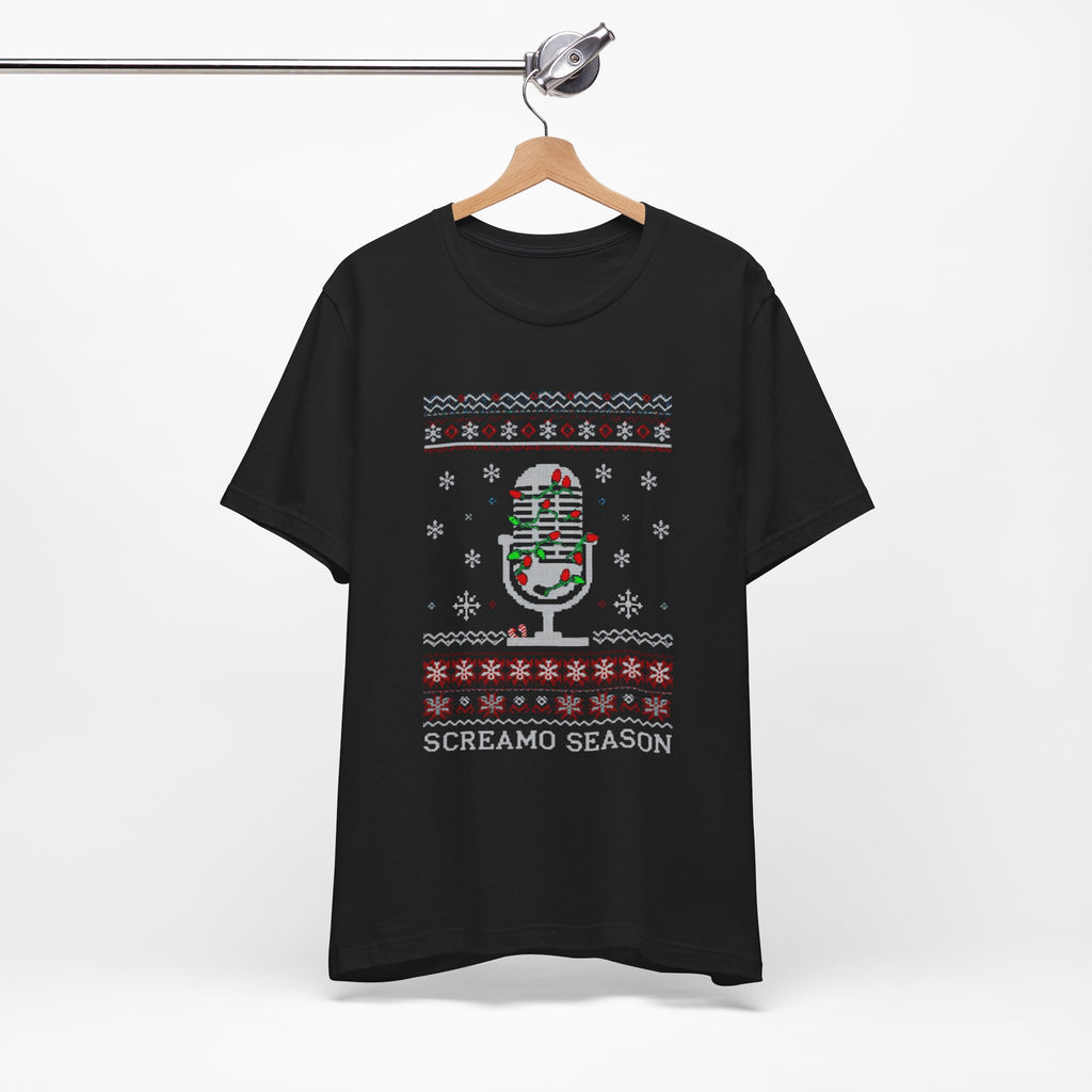 Screamo Season Christmas Shirt graphic t-shirt by Warped Soul Apparel