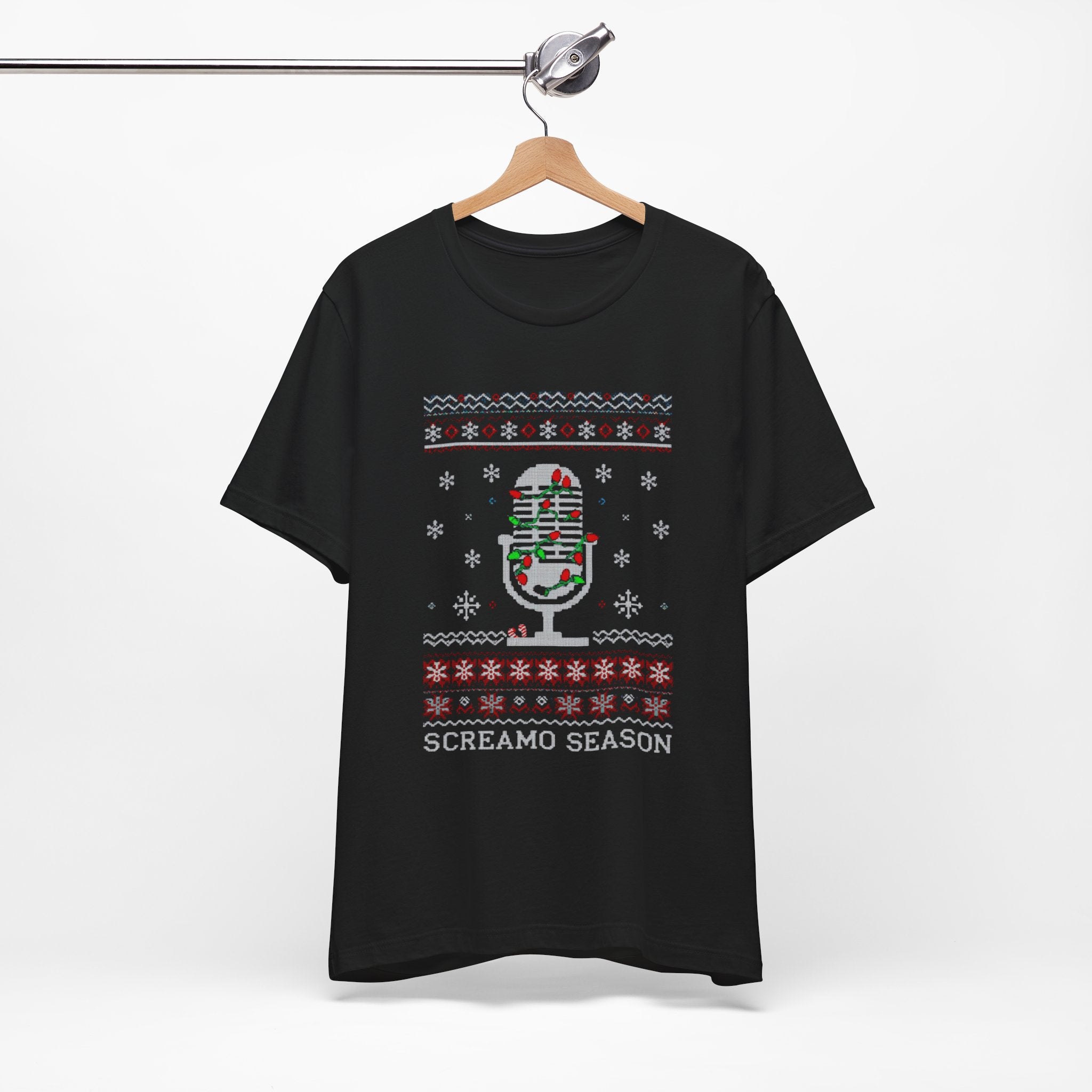 Screamo Season Christmas Shirt graphic t-shirt by Warped Soul Apparel