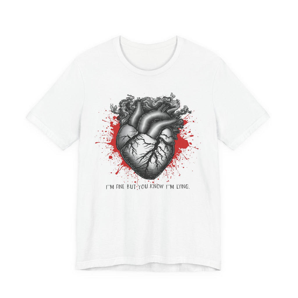 Cardiac Subterfuge: Anatomical Heart Illustration, Emotional Vulnerability Graphic