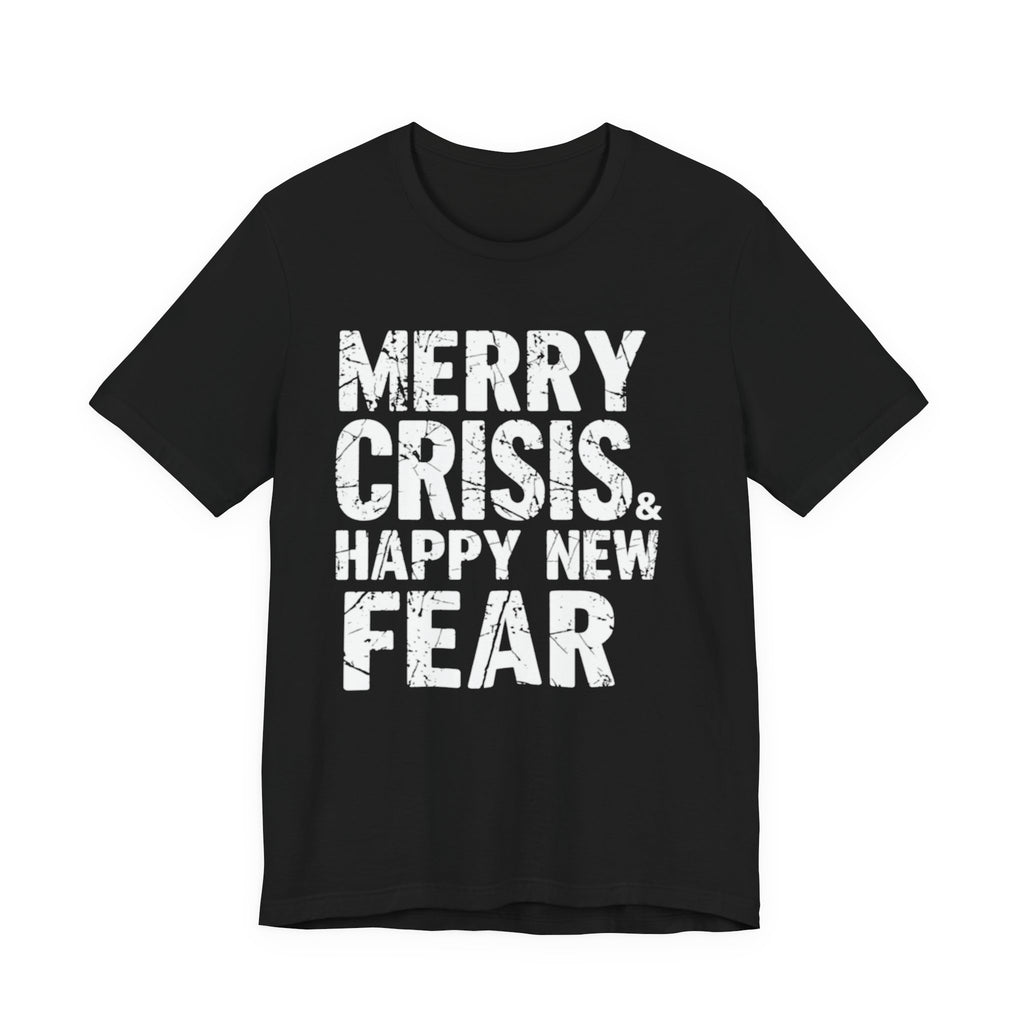 Merry Crisis: Urban Grunge Typography, Holiday Rebellion Design