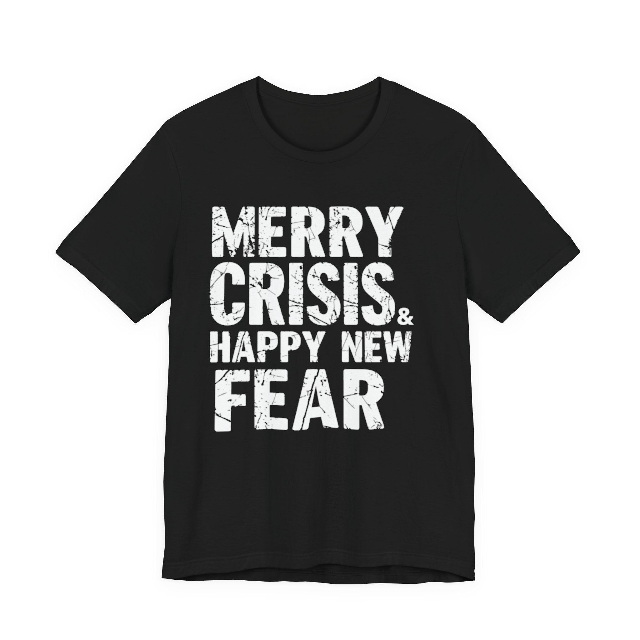 Merry Crisis: Urban Grunge Typography, Holiday Rebellion Design